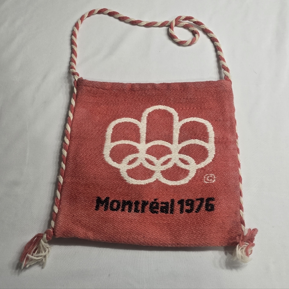 Vintage Montreal Olympics 1976 Bag Collectible Shoulder Bag Canon Promo